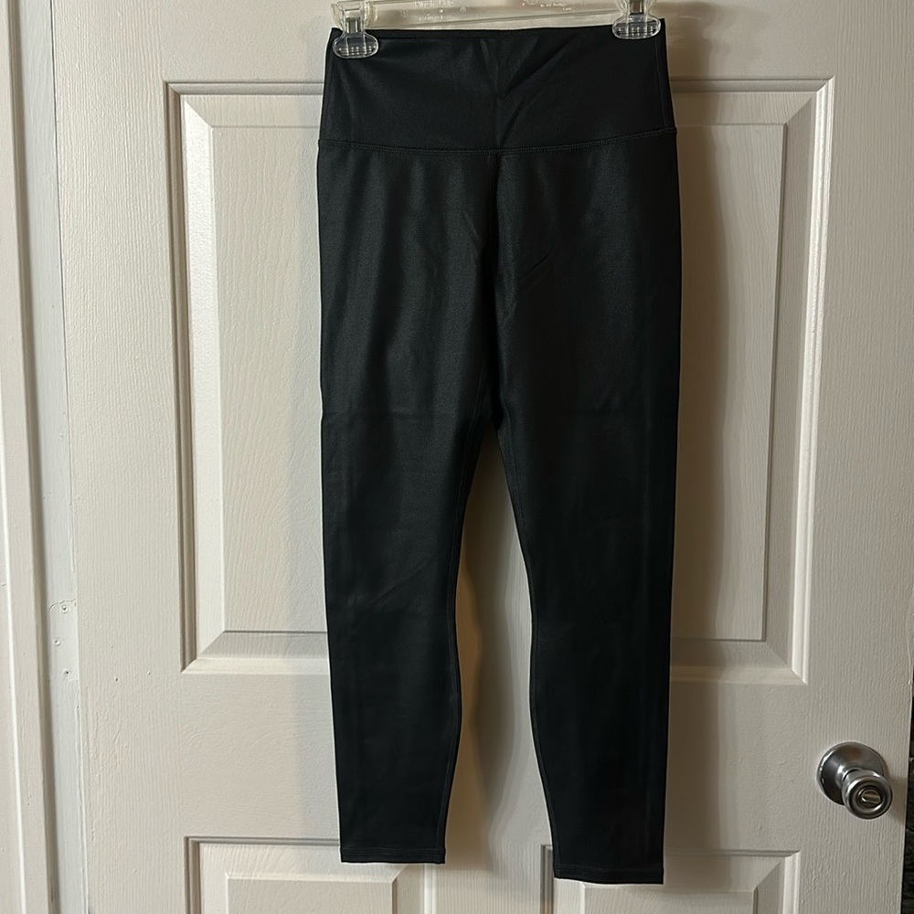 Fabletics Leggings - High Waisted - Black Iridescent Luxe 7/8